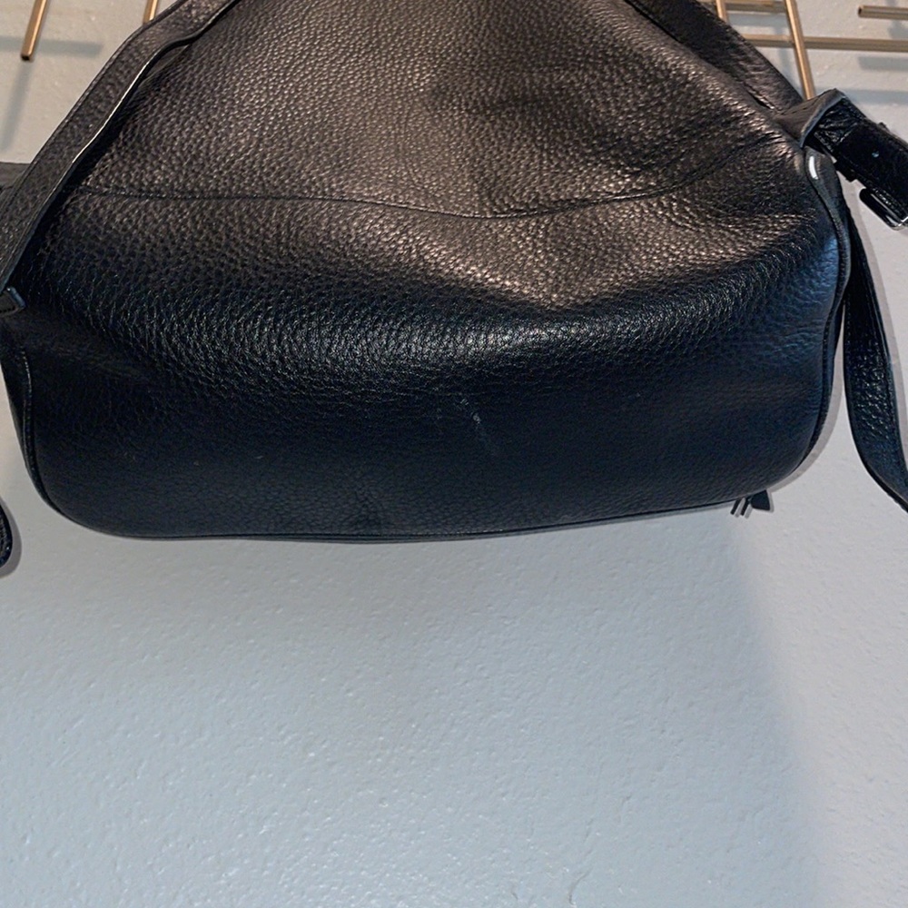 Michael Kors Rhea Black Leather Backpack - Picture 8 of 12